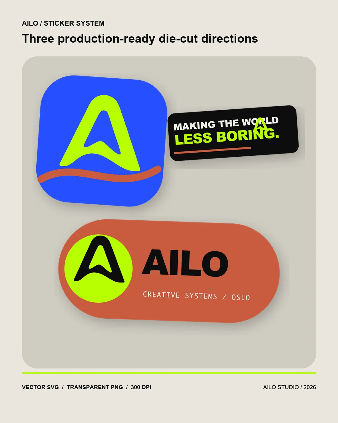 Ailos egen visuelle konseptstudie