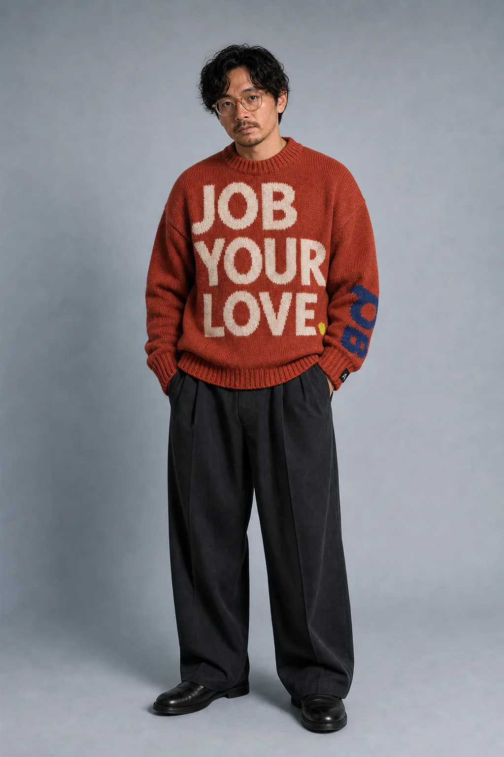 Job your love. Strikkeplagg · eget konsept